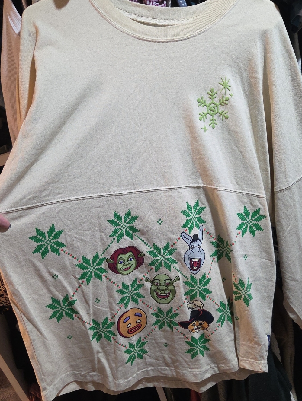 Universal Srudios Shrek Holiday / Christmas Spirit Jersey